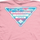 Columbia Men's Pfg Heche Logo Graphic T-Shirt Pink Size L
