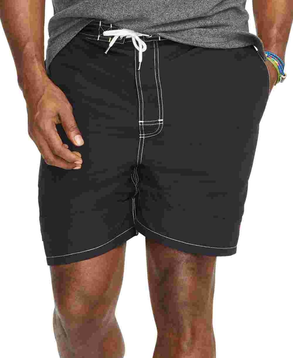 Ralph Lauren Men's Swimwear Drawstring Trunks Black Size XXXX-Large