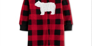 Carter's Boy's Footies Dinosaur Infant Red  Size 9 M