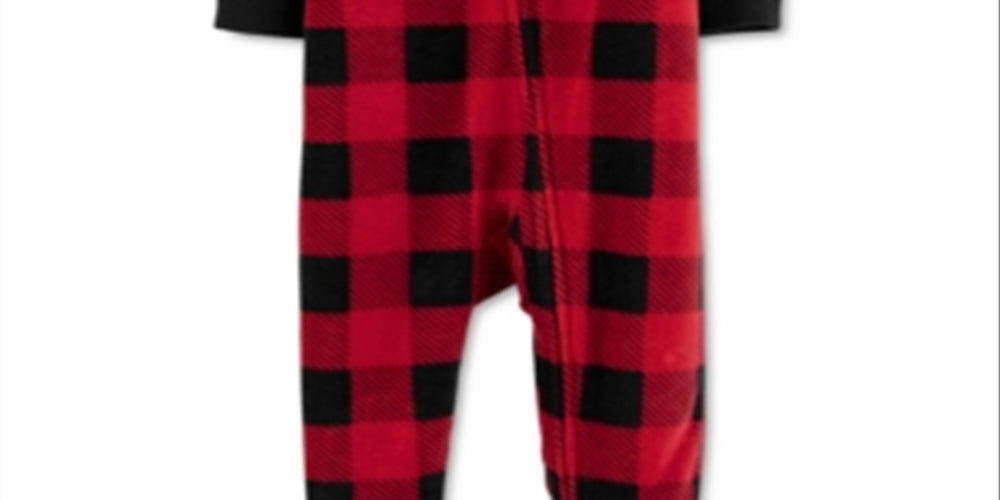 Carter's Boy's Footies Dinosaur Infant Red  Size 9 M