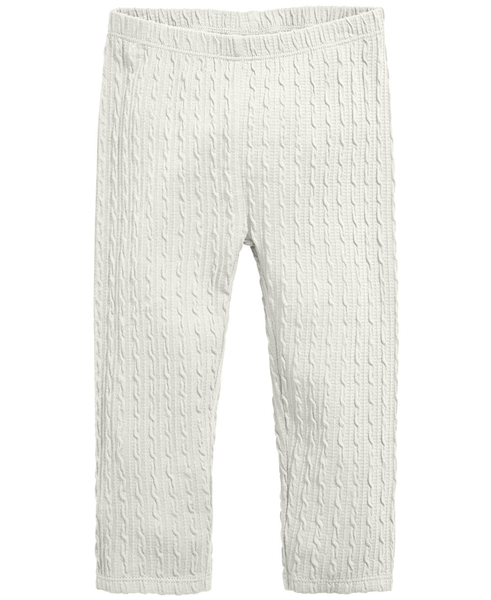 First Impressions Kid's Toddler Girls Textured Leggings White Size 3T