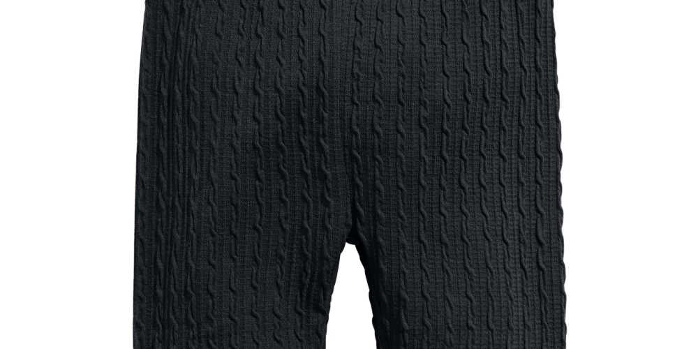 First Impressions Kid's Baby Girls Textured Leggings Black Size 18