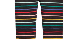 First Impressions Kid's Baby Girls Striped Leggings Black Size 18