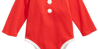 First Impressions Kid's Baby Girls Mrs. Claus Bodysuit Red Size Newborn