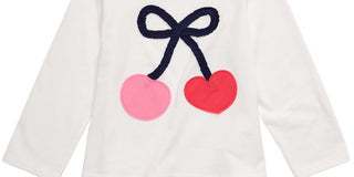 First Impressions Kid's Baby Girls Cherries Print Cotton T-Shirt White Size 24