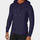 INC International Concepts Men's Long Sleeve Classic Fit Draw String Sweater Blue Size X-Small