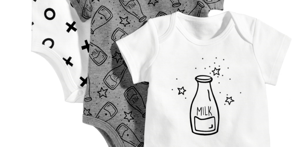 First Impressions Kid's 3 Pk. Xo Milk Cotton Bodysuits Baby Boys & Girls White Size 6-9