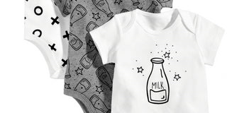 First Impressions Kid's 3 Pk. Xo Milk Cotton Bodysuits Baby Boys & Girls White Size 6-9