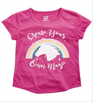 Max & Olivia Little & Big Girl's Magic Print Pajama Top Purple Size XL 14/16