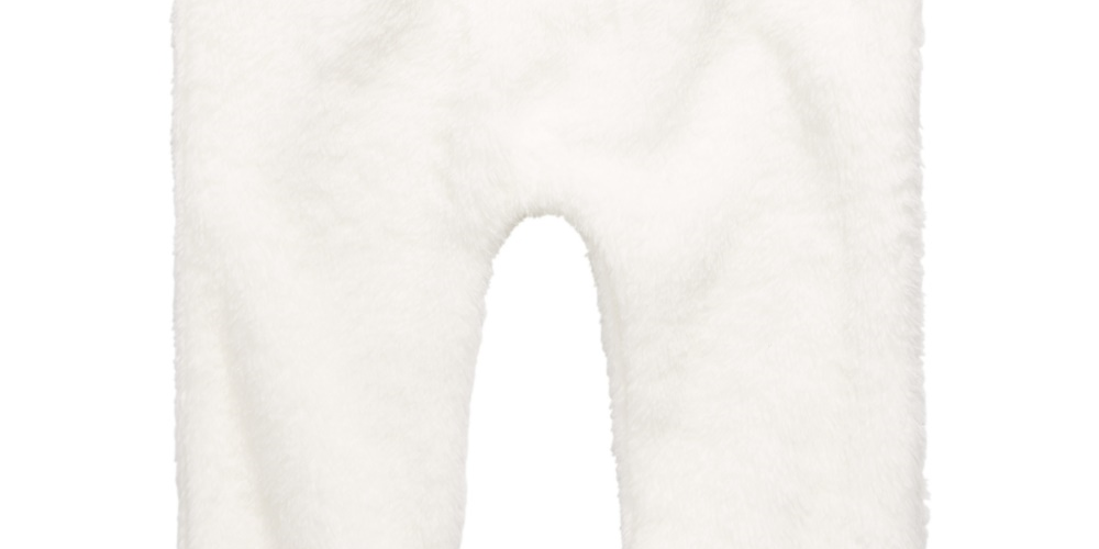 First Impressions Kid's Baby Boys & Girls Faux Sherpa Jogger Pants White Size Newborn