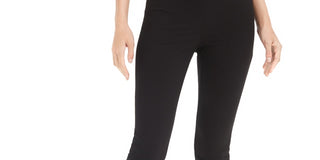 Alfani Women's Button Trim Pants Black Size 6 Petite