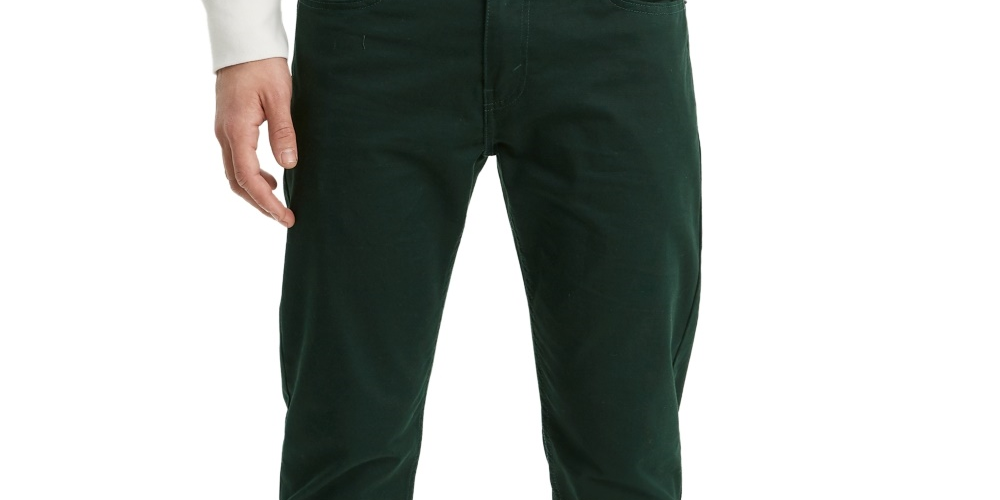 Levi's Men's Taper Soft Twill Jeans Green Size 30X32