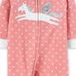 Carter's Baby Girl's Unicorn Fleece Pajamas Pink Size 24MOS