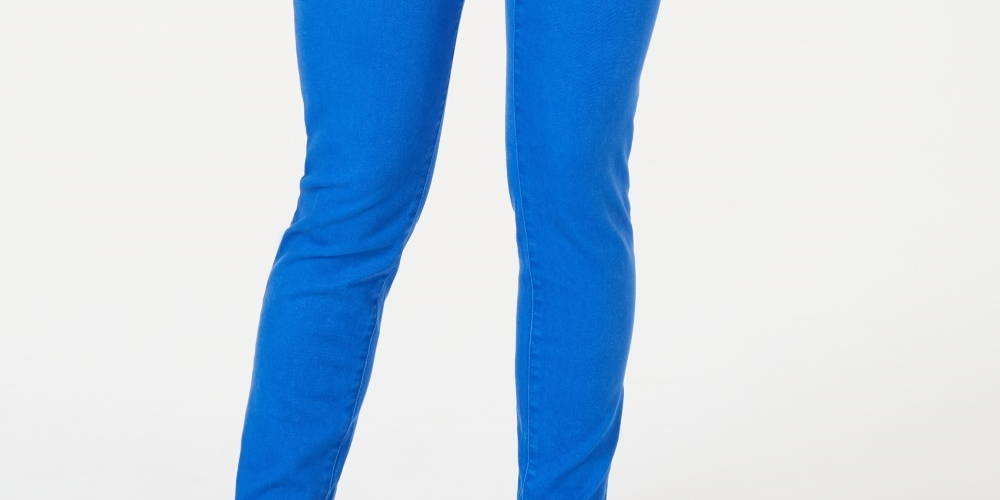 Charter Club Women's Tummy Control Skinny Ankle Jeans Blue Size 4