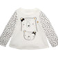 First Impressions Girls Cotton Bears T Shirt White Size 6