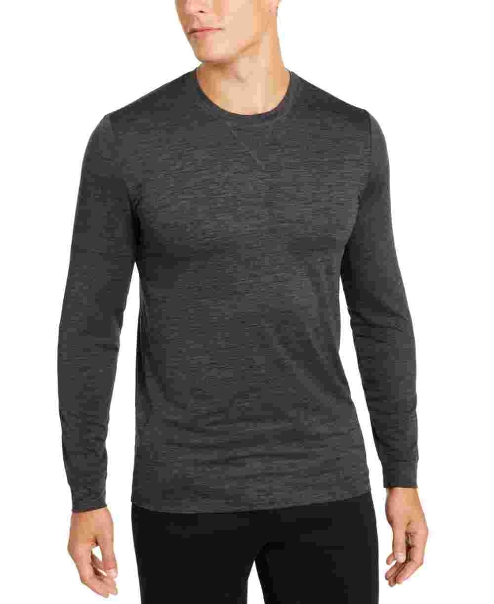 32 Degrees Men's Ultra Lux Long Sleeve Sleep T Shirt White Size Small