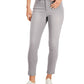 Charter Club Women's Bristol Tummy Control Skinny Ankle Jeans Gray Size 14