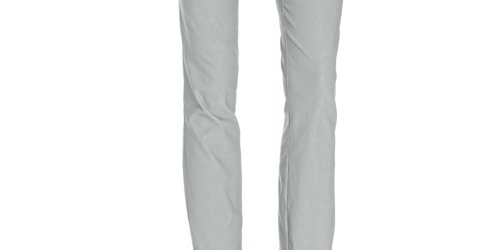 Charter Club Women's Cambridge Tummy Control Slim Leg Pants Gray Size 2P