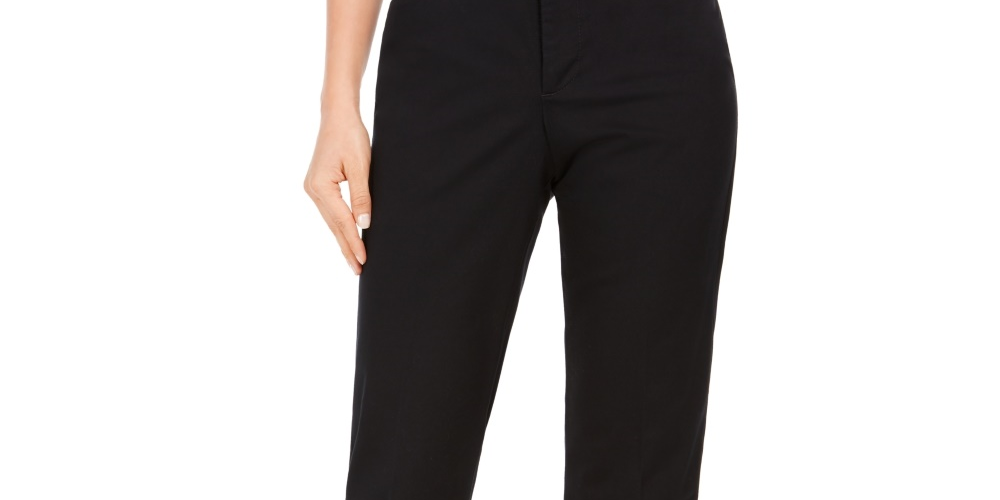 Charter Club Women's Tummy Control Trouser Black Size 6