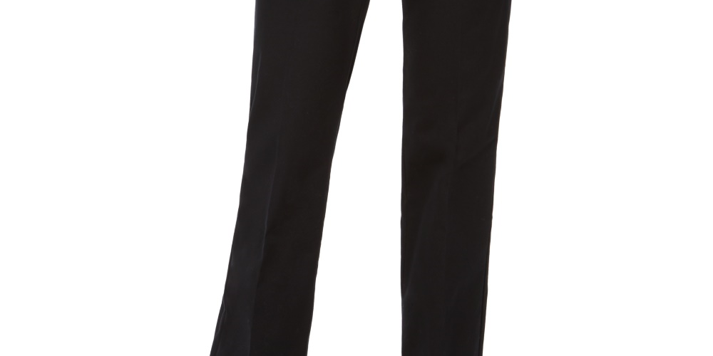 Charter Club Women's Tummy Control Trouser Black Size 6