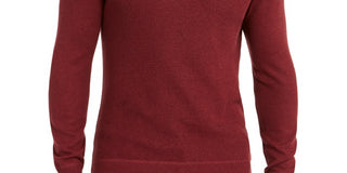 Club Room Men's Pima Cotton Crew Neck Sweater  Red Size Small