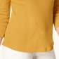 Charter Club Women's Pima Cotton Button Shoulder Top Honey Glaze Size Petite S