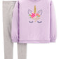 Carter's Little & Big Girl's 2 Pc Glitter Unicorn Top & Leggings Set Purple Size 6X