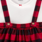 Carter's Toddler Girl's 2 Pc Cotton T-Shirt & Buffalo Check Jumper Set Red Size 2T