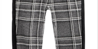 First Impressions Baby Boy's Velvet Stripe Plaid Pants Gray Size 0-3 M