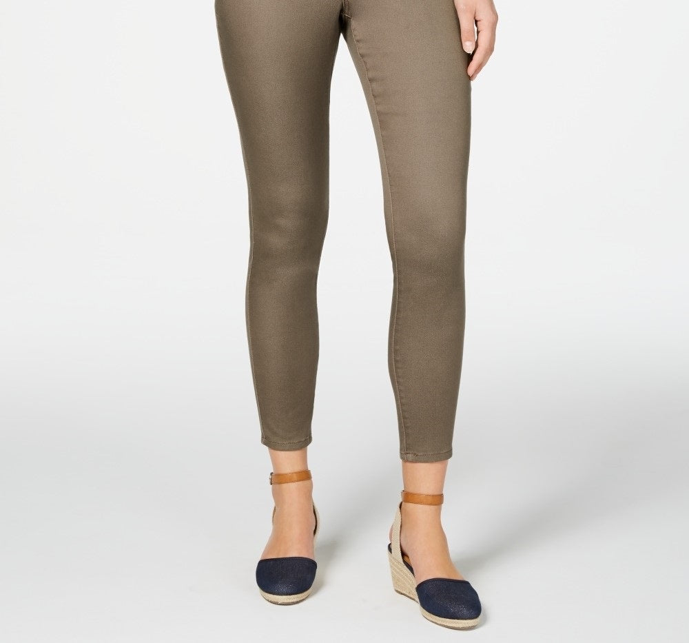 Style & Co Women's Pull On Jeggings Brown Size Petite Medium