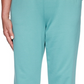 Alfred Dunner Women's All About Ease Knit Pull On Pants Green Petite Small