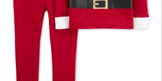 Carter's Boy's 2 Piece Christmas Snug Fit Cotton Pajamas Red Size 12MOS
