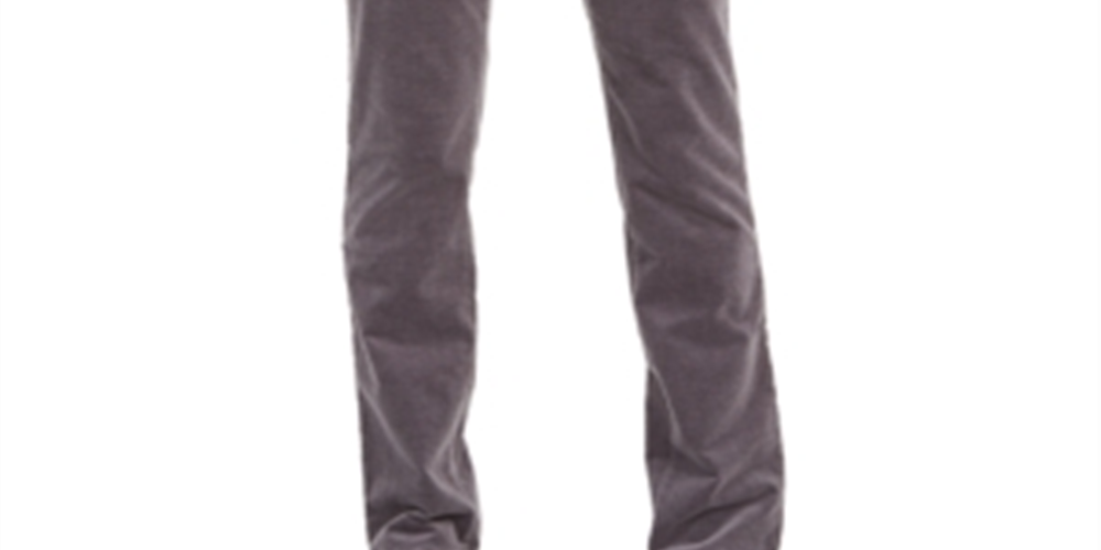 Charter Club Women's Lexington Corduroy Tummy Control Pants Gray Size 12S