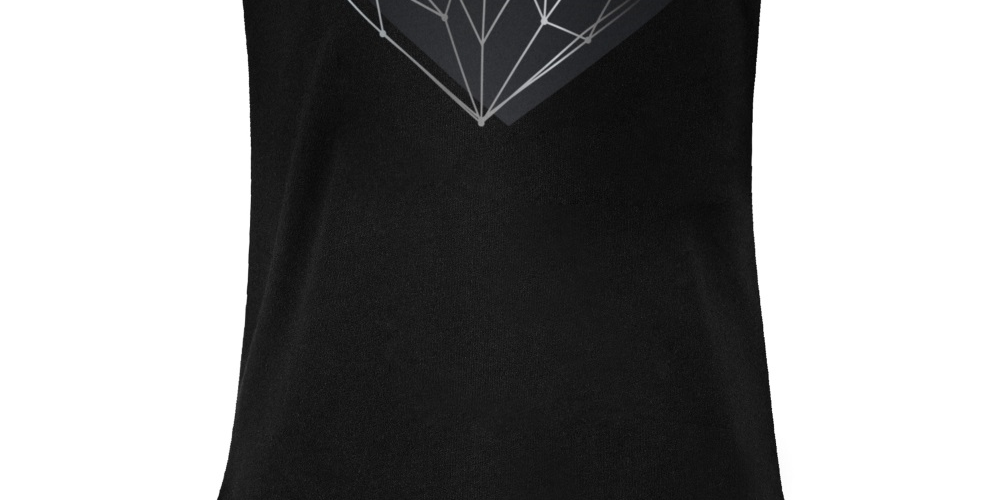 Nike Little Girl's  Geo Heart Print Cotton T-Shirt Charcoal Size 4