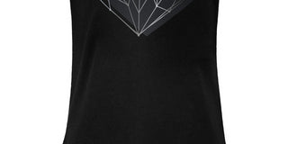 Nike Little Girl's  Geo Heart Print Cotton T-Shirt Charcoal Size 4