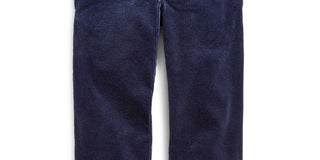 Ralph Lauren Boy's Slim Fit Stretch Corduroy Pants Blue Size 2T
