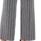 JM Collection Women's Metallic Wide Leg Pants Black-Silver  Size Petite S