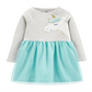 Carter's Toddler Girl's Unicorn Tutu Dress Blue Size 4T