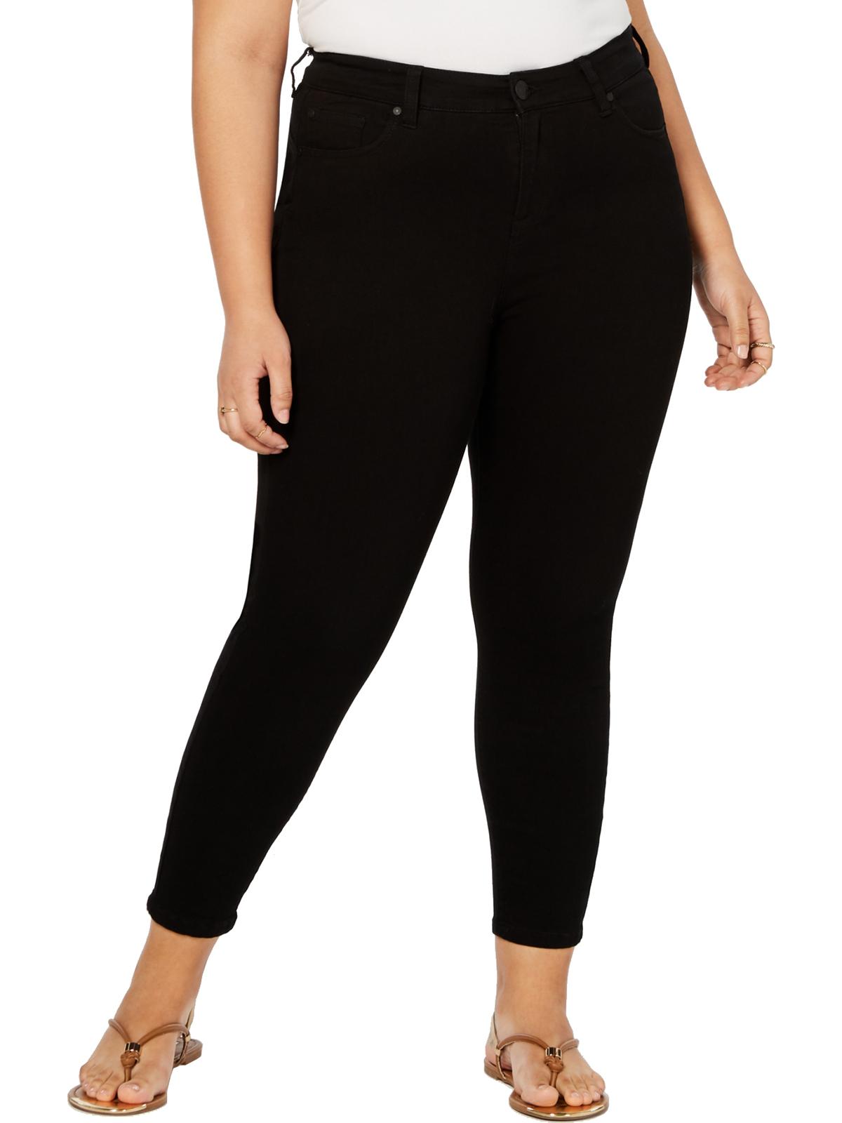 Celebrity Pink Junior's Pocketed Push up Jeans Black Size 14