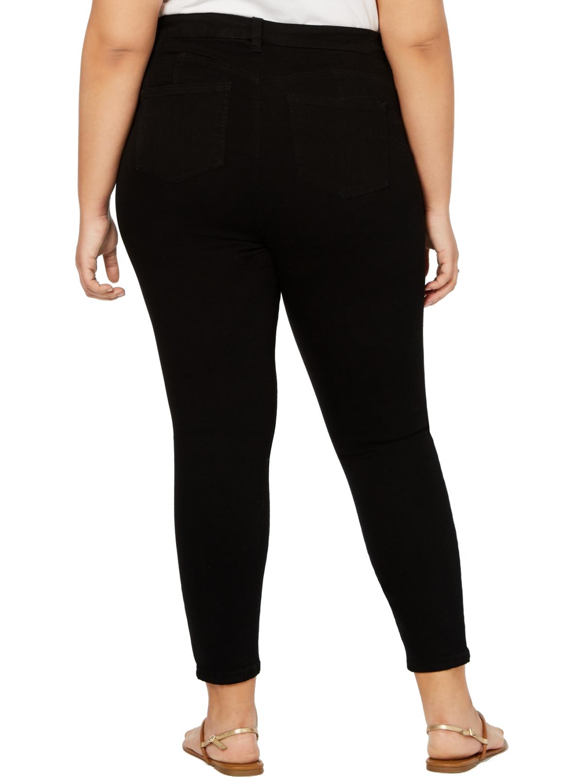 Celebrity Pink Junior's Pocketed Push up Jeans Black Size 14