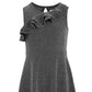 Epic Threads Toddler Girl's Ruffle-Front Metallic Dress Black Size 4T