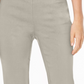 JM Collection Women's Petite Tummy Control Pull-On Pants Beige Size Petite