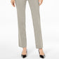 JM Collection Women's Petite Tummy Control Pull-On Pants Beige Size Petite