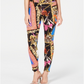 Thalia Sodi Women's Solid Color Pull on Leggings -Black Multi  Size Small