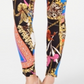 Thalia Sodi Women's Solid Color Pull on Leggings -Black Multi  Size Small