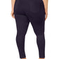 Style & Co Women's Plus Solid Seamfront Pants Navy  Size 14W