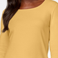 Karen Scott Women's Cotton Scoop-Neck Top  Beigekhaki Size Small