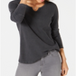 Style & Co Women's Cotton Thermal Top Gray Size Petite XL