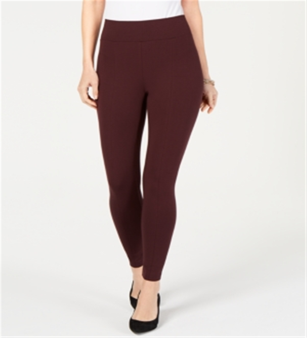 Alfani Women's Comfort Waist Leggings Red Size Petite S