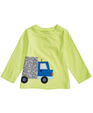 First Impressions Big Kid Boy's Truck Print T-Shirt Green Size 3-6MOS